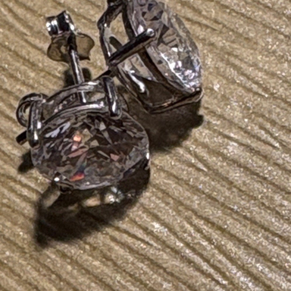 Elegant Silver Stud Earrings